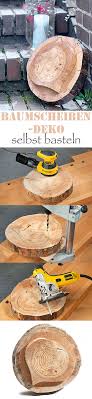 Basteln Mit Baumscheiben Selbst De Baumscheiben Baumscheiben Deko Diy Holz