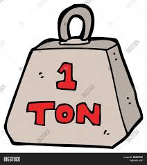 1 Ton Weight Cartoon Image Photo Free Trial Bigstock It's a super heavy weight that you have to equip to your character as an accessory. 1 ton weight cartoon image photo
