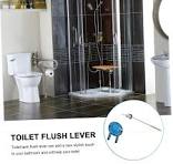 Uonlytech Lot De 2 Accessoires De Chasse D'eau Pour Réservoir De Toilettes  Levier De Chasse D'eau Et Clapet De Remplacement Pour Réservoirs De ...