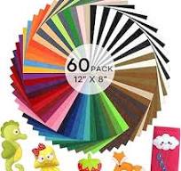 Amazon.com: HTVRONT Felt Sheets for Crafts - 60pcs Felt ...