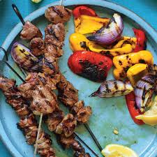 Founded in 1989, the restaurant reopened its doors in 2011 by popular demand. Lemony Grilled Lamb Kebabs With Peppers Onions Recipe Myrecipes