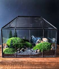 Geometric House Terrarium With Landscape Garden Terrarium Terrarium Plants Terrarium