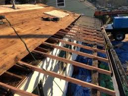 Standing at the peak, use a garden fork or a specially notched roofing tear off shovel to tear away the ridge caps and the top courses of shingles. Pitched Roofs Portland Best Roofing Contractors For Pitched Roofs