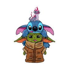 original size ##download## art by adam faniszlo. Cute Wallpapers Of Stitch And Baby Yoda Novocom Top