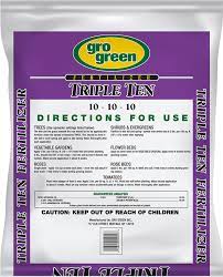 Fertilizer click here to see the safety data sheets for this product. Triple Ten Garden Fertilizer 20 Lbs 9 07 Kg Gro Green Inc