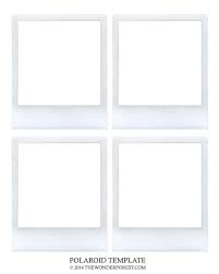 Wonderforest Polaroid Template Png Box Polaroid Frame Polaroid Diy Polaroid Template