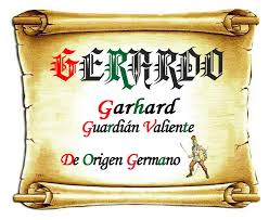 El Origen De Los Nombres Gerardo