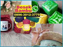 Kotak Tisu Anyaman Bambu 0896 3012 3779 Wa Anyaman Menganyam Keranjang Bambu