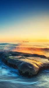 Beautiful Sea Wallpaper Dijital Ilustrasyon Duvar Kagidi Resim