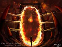 Oblivion Gate By Lethia Blackspirit Elder Scrolls Oblivion Elder Scrolls Art Elder Scrolls
