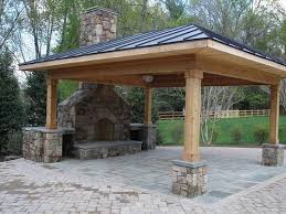 Foyer Exterieur Backyard Backyard Patio Outdoor Fireplace