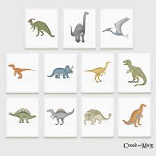 Dinosaur Nursery Nursery Art Decor Dinosaur Wall Art Kids Bedroom Creek And Main Chicago children's murals, children's room murals, childrens murals, kids murals, nursery murals, dinosaur murals, kids' room murals. creek main creek and main