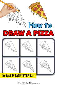 How to draw pizza steve. Pizza Drawing How To Draw A Pizza Step By Step