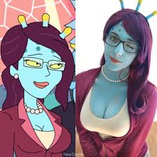 Unity Cosplay From Rick And Morty By Kasai Cosplay Cosplay Post Fantasy Cosplay Halloween Cosplay Rick And Morty Costume