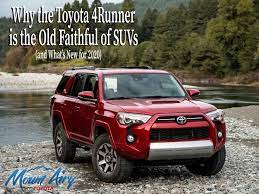 The original 4runner was a compact suv and a little more than a toyota pickup truck with a fiberglass shell over the bed. Why The Toyota 4runner Is The Old Faithful Of Suvs And What S New For 2020 Mount Airy Toyota