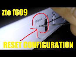 Password zte f609 / f660 default adalah user : Cara Mengembalikan Settingan Default Reset Modem Ont Zte F609 Youtube