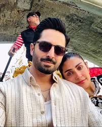 Danish Taimoor and Ayeza Khan Enjoy Vacations in Venice Italy ❤️.