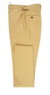 Brisbane Moss Beige Cream Twill Twill Pants Men Trousers Twill