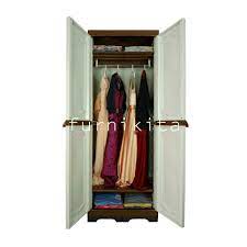 Model lemari pakaian jati 3 pintu. Jual Lemari Plastik Dua Pintu Gantung Baju Gamis Kota Tangerang Furnikita Furniture Tokopedia