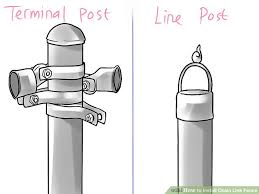 How To Install Chain Link Fence With Pictures Wikihow