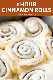 1 Hour Cinnamon Rolls Recipe Life Made Simple Recipe Cinnamon Rolls Easy Cinnamon Rolls Quick Cinnamon Rolls