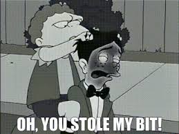 YARN | Oh, you stole my bit! | The Simpsons (1989) - S07E02 Comedy | Video  clips by quotes | 11f1f250 | 紗