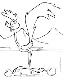 Show your kids a fun way to learn the abcs with alphabet printables they can color. Free Printable Road Runner Coloring Page