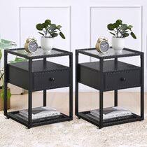 End tables are the traditional solution but with so many fresh d‚cor options you'll want to rethink your interior space. Glass End Side Tables You Ll Love In 2021 Wayfair