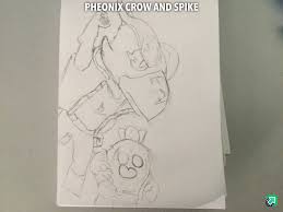 1080 x 1080 jpeg 56 кб. Phoenix Crow And Spike For Brawl Stars Fan Art Contest Album On Imgur