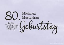 Die vorlagen für die geburtstagseinladungen sind als pdf vorbereitet und können auf din a4 ausgedruckt werden. Einladung Zum 80 Geburtstag Gratis Einladungskarten Texte