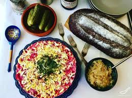 Kutya is a real imperative when it comes to russian christmas feast. Classic Herring Under A Fur Coat Video Peter S Food Adventures