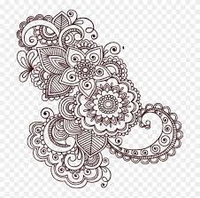 Incredible henna art that you gotta see! Henna Flower Clipart Paisley Pattern Tattoo Designs Hd Png Download 701x747 1897309 Pngfind