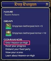 Boards · final fantasy xiv online: Deep Dungeon Heaven On High Final Fantasy Xiv The Lodestone