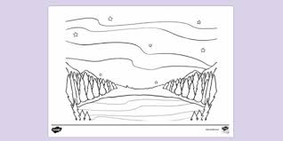 Adding clouds to an adult coloring page background. Northern Lights From Space Colouring Sheet Colouring Sheets