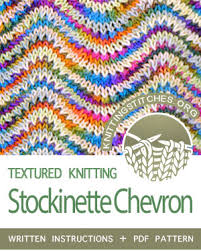 Check spelling or type a new query. Stockinette Chevron Knitting Stitches