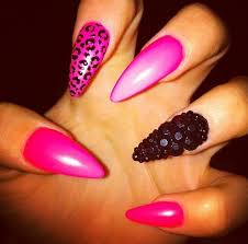 42 Most Beautiful Pink Stiletto Nail Art Design Ideas For Teen Girls When easily removable from the backing paper pick up a decal with tweezers & position on the nail (make sure you do not put them on back to front.