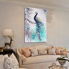 Wall decor/best out of waste/art and craft/peacock texture painting by creativecat materials used cardboard, pop, glue Unframed Print Canvas Wall Art Peacock Painting Picture Wall Hanging Home Living Room Decor 20 X30 16 X24 Walmart Canada