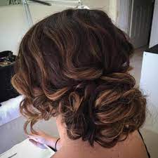40 Creative Updos For Curly Hair Curly Hair Updo Curly Bun Hairstyles Curly Hair Styles