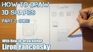 In This Drawing Lesson I Teach You How To Draw A 3d Cube From Any Angle Text Tutorial Drawing Lessons Drawings