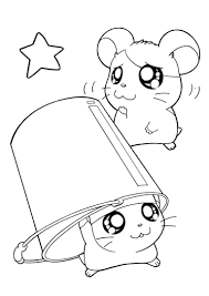 Dibujos De Kawaii Para Colorear Imprimir Caracteres Inusuales Hamtaro Cute Coloring Pages Coloring Pages