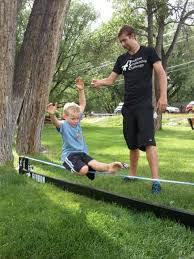 What A Wonderful Idea Slackline Climbing Gym Add There Also Tennis Squash Basketball Football Wall And It Is So Perfec Slackline Slackline Yoga Yoga For Kids