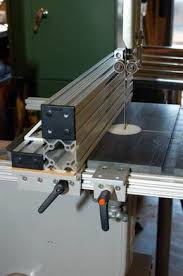 Make A Bandsaw Fence From Aluminum Extrusions Aluminum Extrusion Table Saw Fence Bandsaw