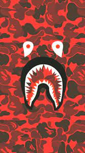 Bape wallpapers bape shark wallpaper 4k 199003 hd wallpaper. Bape Shark Face Red Camo Tom Moreira Bape Camo Face Moreira Red Check More At Https W Bape Wallpapers Bape Wallpaper Iphone Bape Shark Wallpaper