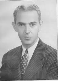 Recently unearthed yearbook page with Carmine during a Quiz Bowl in 1948.