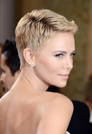 December 21, 2012 by lindsay miller. Best Short Haircut For Summer Charlize Theron Pixie Cut With Mini Quiff Hairstyles Weekly