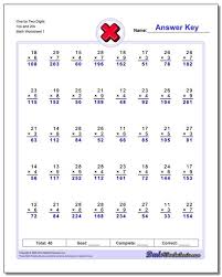 Our grade 3 multiplication worksheets start with the meaning of multiplication and follow up with lots of multiplication practice and the multiplication tables; Free Multiplication Worksheets For Third Fourth And Fifth Grade Math Digit Easy Multiple Free Math Worksheets 2 Digit Multiplication Worksheet Printable Comprehension Worksheets Interactive Math Games For 5th Grade Math Number Square