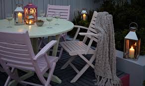 Cuprinol Garden Paint Sweet Pea Baby Pink Fresh Daisy Pastel Green And Porce Outdoor Furniture Makeover Painted Garden Furniture Outdoor Garden Furniture
