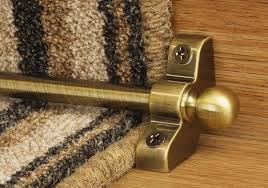 Stair rods stair carpet rods runrug. Stair Rods Or Stair Clips What S The Difference And Which Should I Choose Runrug Com