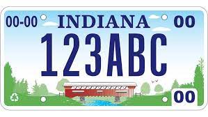 Indiana the hoosier state personalized flag license plate. Indiana S New Plate Pays Tribute To State S Rural Past