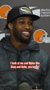 Denzel sees him and Myles as the Kobe and Shaq of our defense.